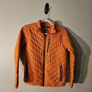 LL Bean 2 coats that make 1 Light Weight And Rain Or Together. Boys 14. Orange